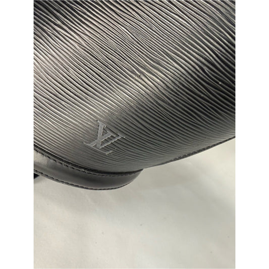 LOUIS VUITTON Black Epi Saint Jacques leather tote