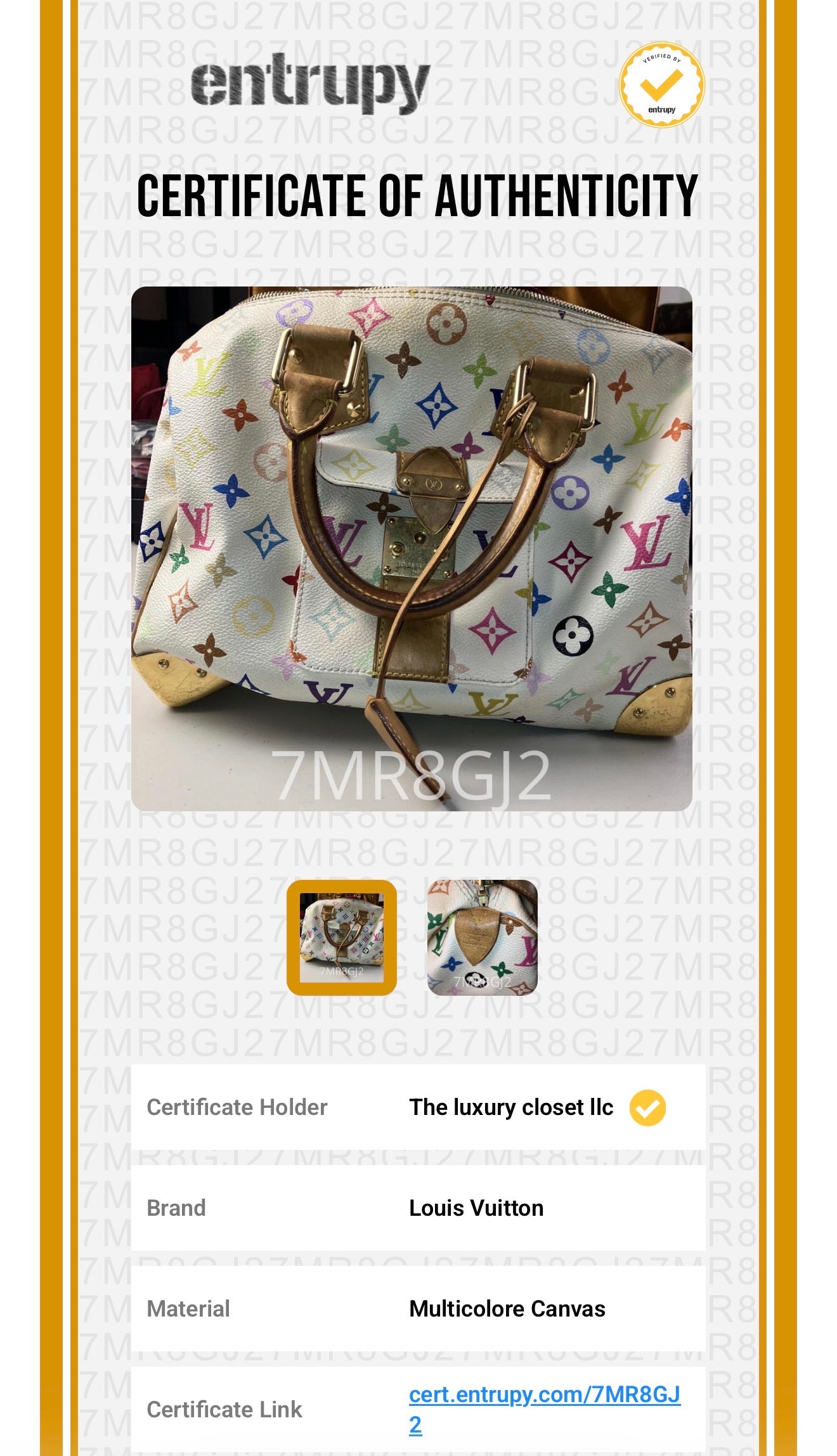 Louis Vuitton Multiple Color Murakami White Speedy 30