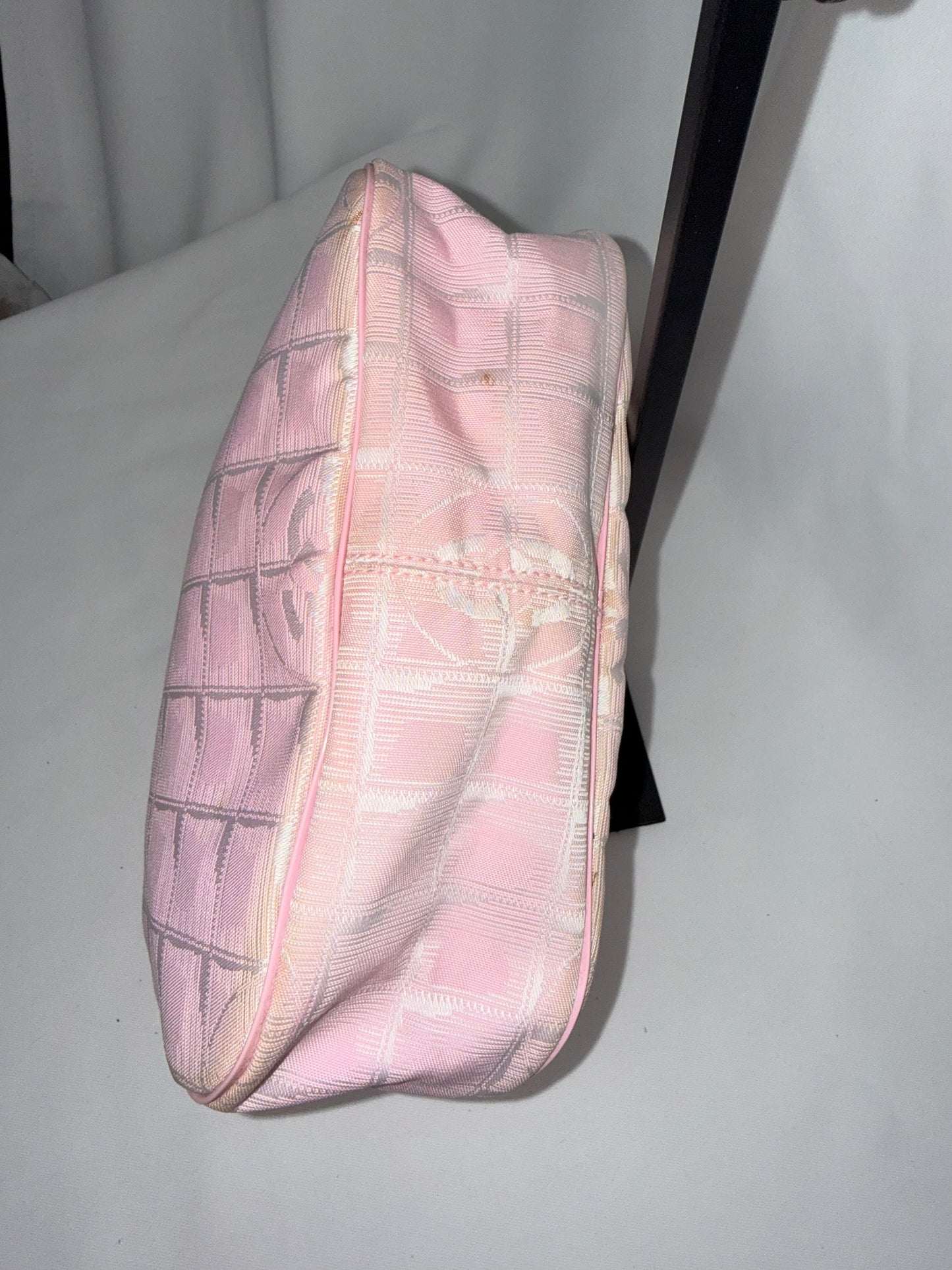 Chanel Light Pink Travel Line Mini
Hobo Shoulder Bag