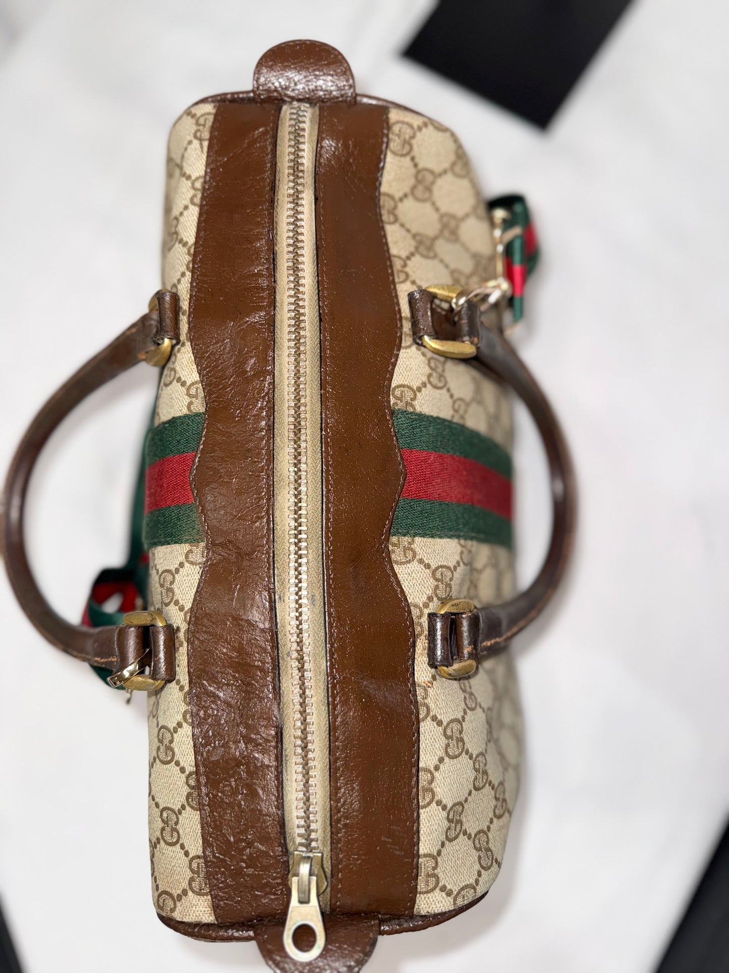 Gucci GG Monogram Sherryline Boston 30 Duffle Bag