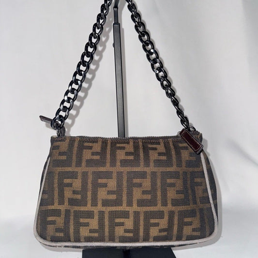 Fendi Zucca Pochette Pouch