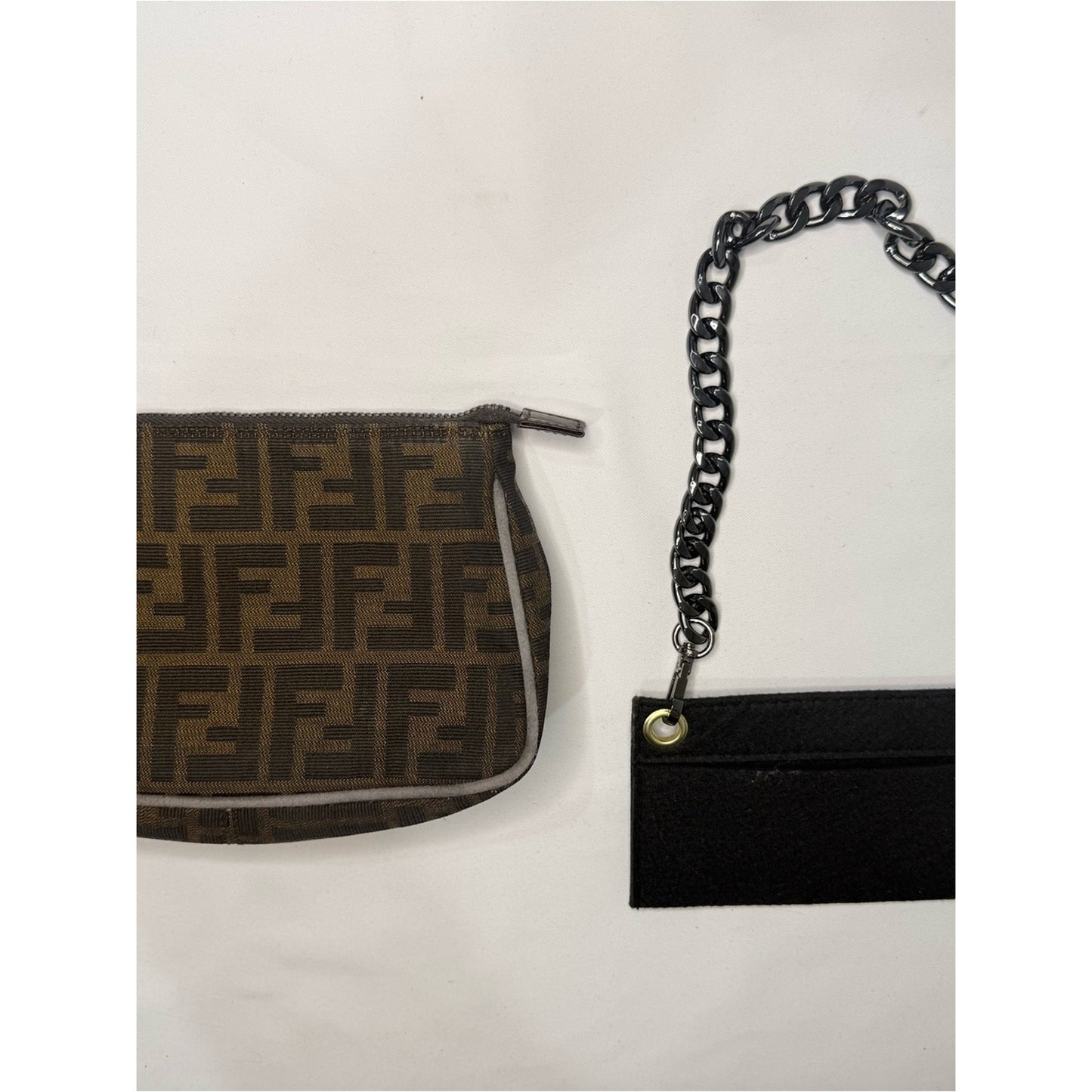 Fendi Zucca Pochette Pouch
